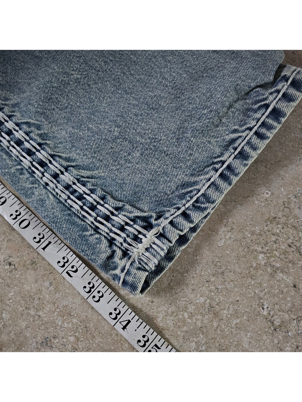 True Religion Ricky Relaxed Straight Jeans in Harrogate Green, Size 42